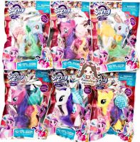 ม้าโพนี่ โมเดล PONY ซอง +อุปกรณ์ สุ่มสี แพ็คมี 6 ชิ้น