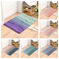 【cw】 Oil Painting Color the beach Abstract Floor Mats for Living Rooms Anti slip Carpets Kitchen Bathroom Rugs Entrance Doormat ！