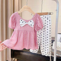 Summer Children Clothing Sets Girls Outfits 2pcs T-shirt + Long Pants Kids Fashion Wear Cotton Suits for 1-4 Years