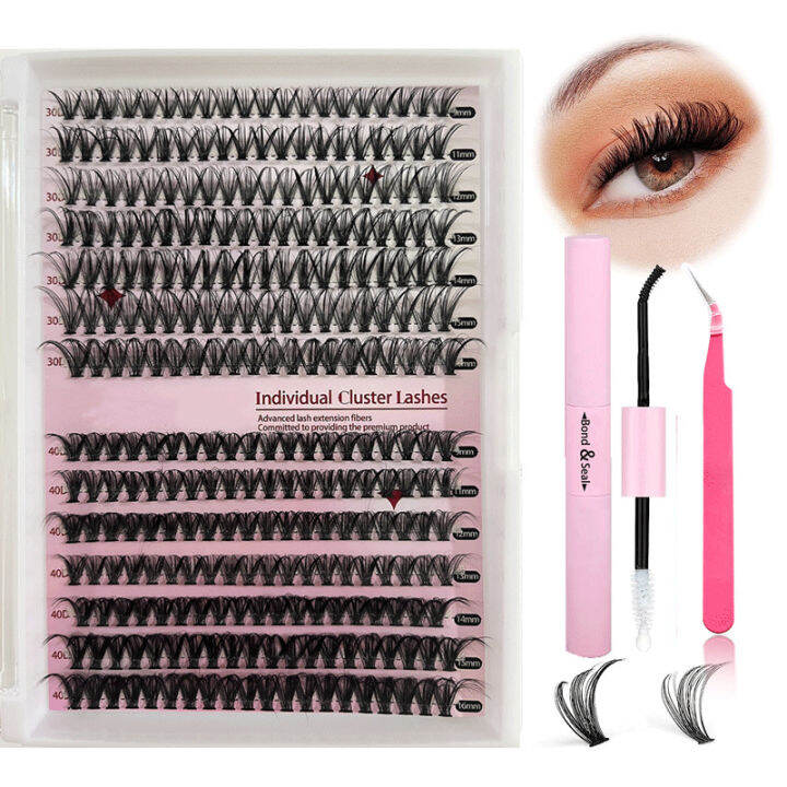 Diy Lash Extension Kit 280pcs Individual Lashes Kit 30d40d D Curl Lash Extension Kit Mix9 1940