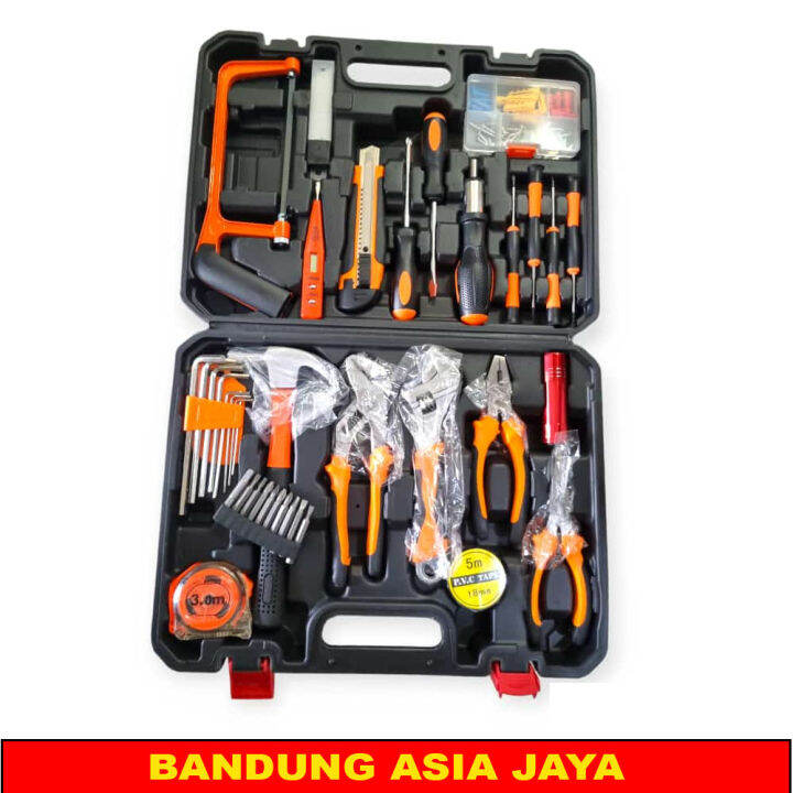 Tool Kit Set 102 Pcs Ikura Toolset Tool Kit Hand Tool Perkakas Tangan ...