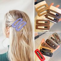 【YF】✚  2Pcs Leather Hair Clip Hairpin Barrette Hairgrip Headwear Hairclips Ornaments Crab Accessories