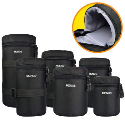 ที่ยึดเข็มขัดป้องกันกระเป๋าเคสกระเป๋ารองเลนส์กล้องกันน้ำหนา6ขนาดสำหรับ Canon Nikon Tamron เลนส์โซนี่