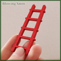 Blowing 1:12 dollhouse Miniature Furniture บันไดไม้บ้านตกแต่งของเล่น