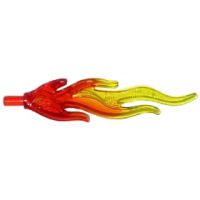 Lego part (ชิ้นส่วนเลโก้) No.85959 Wave Rounded Large (Flame) with Marbled