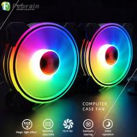 FEBRAIN เงียบ RGB 6ขาพัดลมระบายความร้อนพัดลมเคสคอมพิวเตอร์พัดลมหม้อน้ำระบายความร้อน