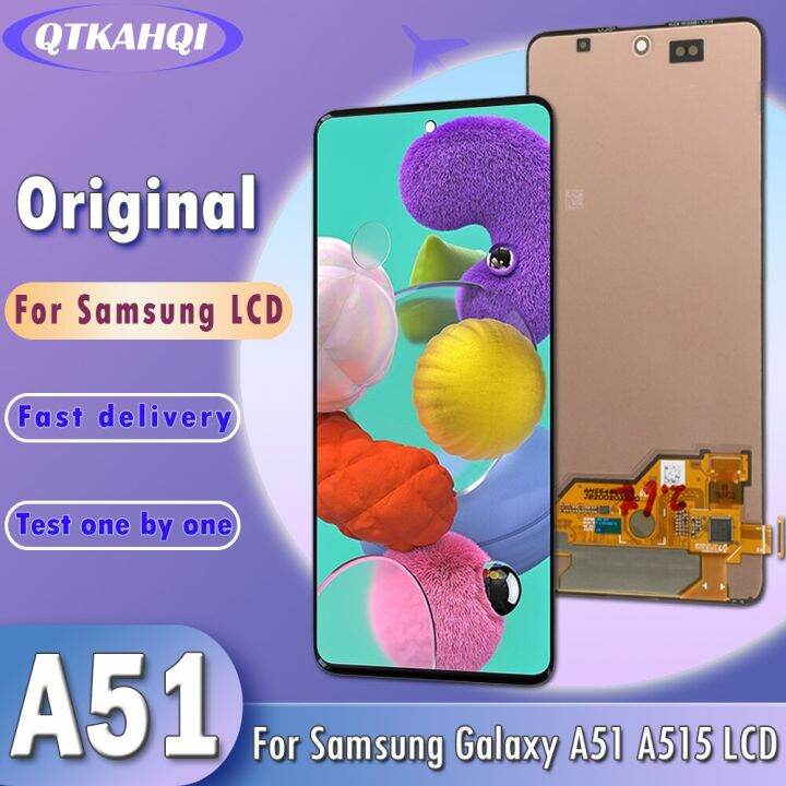 6.5"New Super AMOLED For Samsung Galaxy A51 A515 LCD Display with