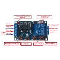 DC 6-30V Support Micro USB 5V LED Display Automation Cycle Delay Timer Switch Off Delay Time Relay 6V 9V 12V 24V Electrical Circuitry Parts