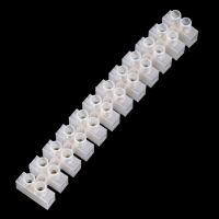 Plastic terminal block Wire connector 10A Dual Row 12 Positions Screw terminal block cable connector Electric Barrier Strip