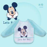 【DT】hot！ Anti-wear Bib Baby Painting Eating Children Coverall Breathable Anti-dirty Drool