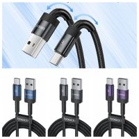 EL TRONICS USB C 3A สาย USB Type C อะลูมิเนียมอัลลอยด์ USB ชนิด C QC 3.0สายชาร์จเร็ว สายดาต้า QC3.0 โทรศัพท์มือถือสำหรับมือถือ