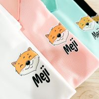 เสื้อโปโล หมา Meji ใส่ได้ทั้ง ช ญ แขนปล่อย