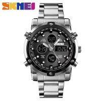 SKMEI าฬิกาข้อมือ แบบ Quartz Dual Display สำหรับผู้ชาย แนวสปอร์ต