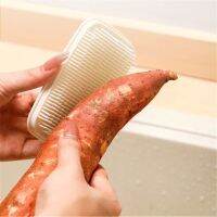 【CC】ஐ✎  1PC Cleaning Brushes Silicone Dish Scrubber Crevice Household Fruit Vegetable Washing Accessories