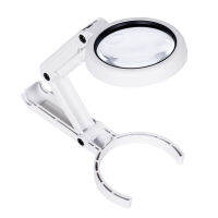 แว่นขยาย 2in1 มือถือหรือตั้งโต๊ะก็สะดวก Multi-purpose LED magnifying glass (ไม่ได้แถมแบต ใช้AAA 3ก้อน) มีไฟในตัว