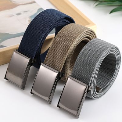 New Mens and Womens Stretch Fabric Belt Knit Breathable Canvas Belt Fashion Belts for Women Luxury Designer Brand