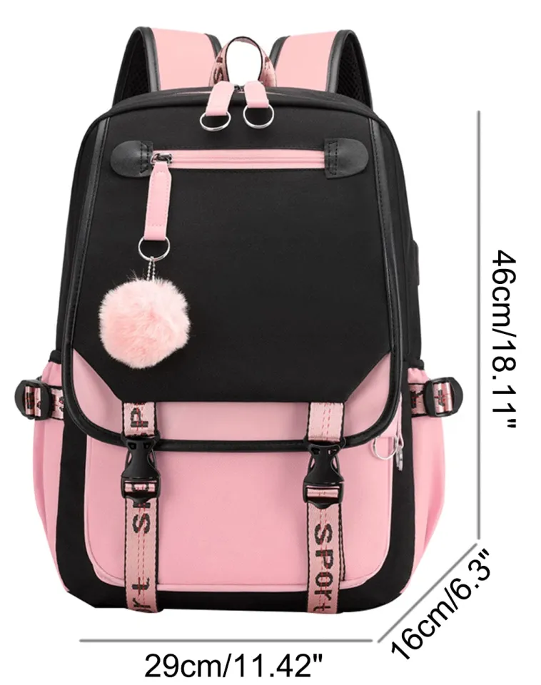 Aphmau Anime Backpack Travel Usb School Bag Male Student School Bag