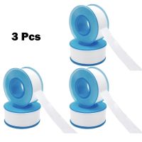 ‘；【-； 3Pcs PTFE Plumbing Thread Seal Tape Oil-Free Leakproof Sewer Plug Water Pipe Faucet Repair Tool Adhesives Sealants