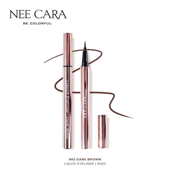 อายไลเนอร์-nee-cara-liquid-eyeliner-water-proof-long-lasting-n450