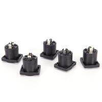 10x Speakon 4 Pin Jack Female ขั้วต่อซ็อกเก็ตแผงสายสัญญาณเสียงที่เข้ากันได้ ขายด่วน