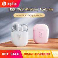 ?แท้100%?หูฟังไร้สายรุ่น Inphic i12x TWS หูฟังบลูทูธ สีสวย การควบคุมแบบสัมผัส mini ไร้สายบลูทู ธ 5.0 Type-c Charging