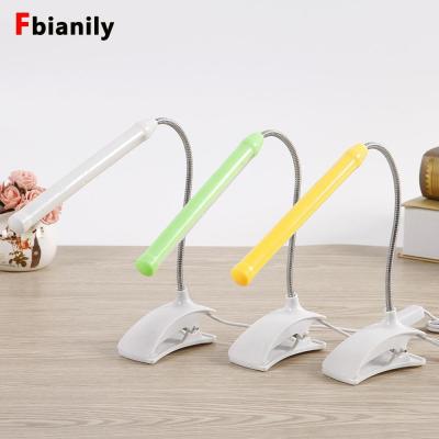 USB Led Desk Lamp With Clip Flexible Table Lamp For Bedside Book Reading Study Office Work Children Night Light Night Lights