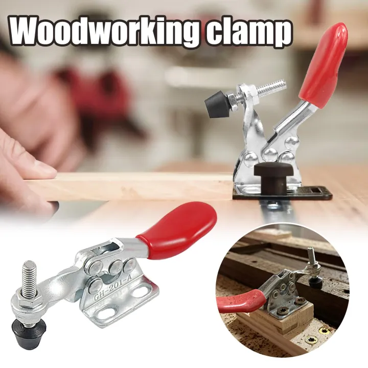 Horizontal Vertical Toggle Clamp QuickRelease 27KG For Woodworking