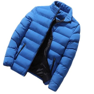 Winter jacket mens coat Baseball Jacket thick coat zipper windbreaker sports running jacket mens solid cotton coat