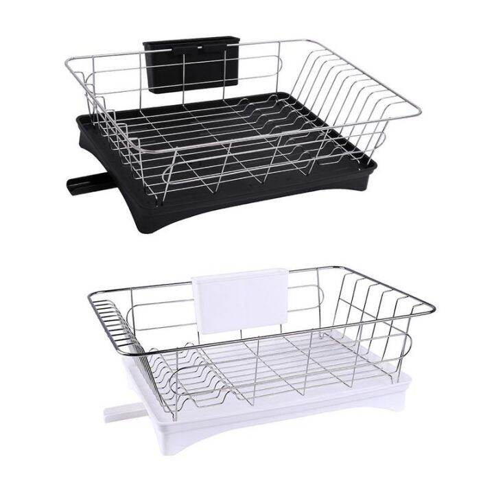 stainless-steel-dish-drainer-drying-rack-with-3-piece-set-removable-rust-proof-utensil-holde-for-kitchen-counter-storage-rack