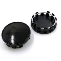 Asahi Motor 68มม.Full Black Car WHEEL HUB Center caps Auto RIM DUST-proof COVER Sticker