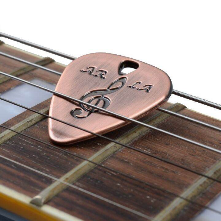 5pcs-1-4mm-to-0-38mm-zinc-alloy-guitar-pick-arc-surface-design-to-anti-skid-five-colour-available