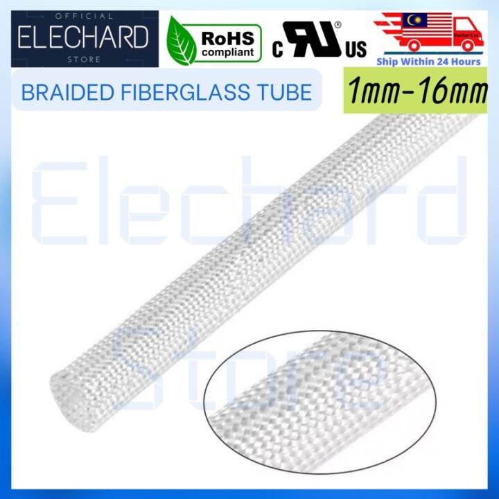 Soft Insulation Fiberglass Sleeving Tube Braided Sleeve Fiberglass