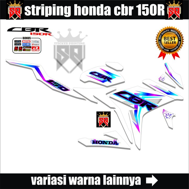 striping-variasi-honda-cbr-150r-decal-sticker-cbr-150r-150-r-facelift-rainbow