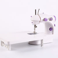 Sewing Machines Portable Mini Electric Household Crafting Mending with Foot Pedal Cutter Light for Home Beginners Kids Purple