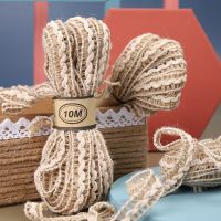 【YD】 10M/Roll 1.5cm Wide Jute Rope Cord String Twine Burlap Crafts Sewing Hemp Wedding Decoration Flax