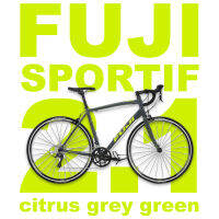 สงฟรี!!!จักรยานเสือหมอบ size 49 cm Fuji sportif 2.1 citrus grey green