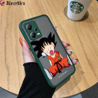 Jizetin Xiaomi Redmi โน๊ต12 5G Xiaomi Poco X5 5G อนิเมะดราก้อนบอลลูกชาย Goku เคสแข็งขอบเคสนิ่มใส่โทรศัพท์มีน้ำค้างแข็งโปร่งใสเคสคลุมทั้งหมดกล้องกันกระแทกสำหรับเด็กผู้ชาย