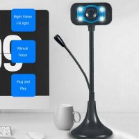 Webcam Camera With Built-in Mic For Computer PC Laptop Desktop Digital USB Video Camera Web Cam