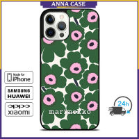 Marimekko 11 Phone Case for iPhone 14 Pro Max / iPhone 13 Pro Max / iPhone 12 Pro Max / XS Max / Samsung Galaxy Note 10 Plus / S22 Ultra / S21 Plus Anti-fall Protective Case Cover