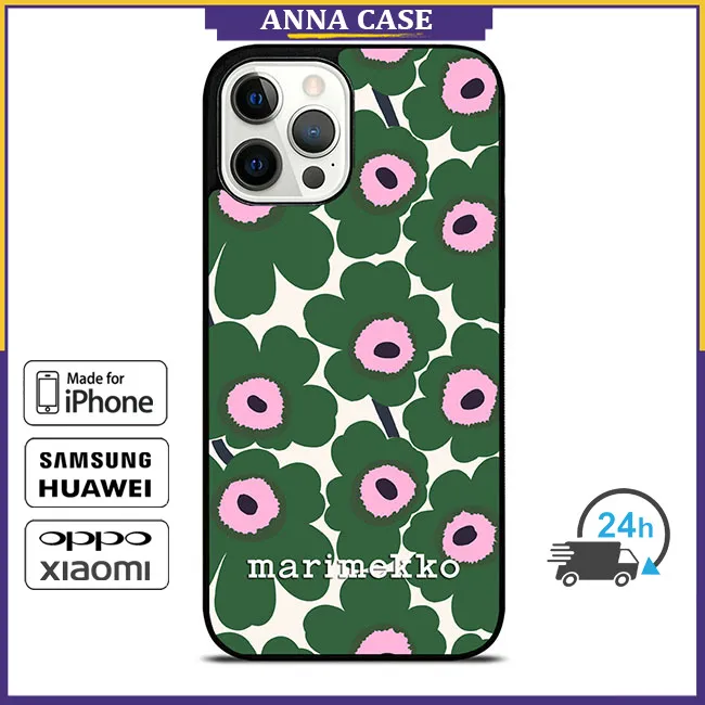 Marimekko 11 Phone Case for iPhone 14 Pro Max / iPhone 13 Pro Max / iPhone  12 Pro Max / XS Max / Samsung Galaxy Note 10 Plus / S22 Ultra / S21 Plus  Anti-fall Protective Case Cover 