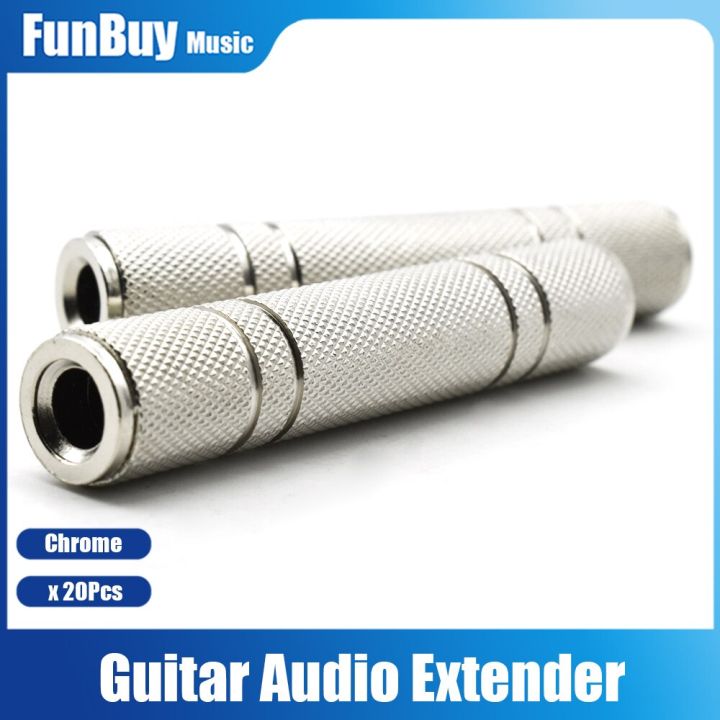 20pcs-guitar-audio-cable-extender-connector-6-35mm-female-to-female-adapter-jack-guitar-accessories