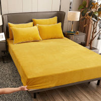 Like 2023】1pcs flannel Bed Sheet MOD Bed Sheets Soft for KingQueen Size Home 1.5m1. ผ้าคลุมเตียงแฟชั่นฤดูหนาว8ม. สีทึบแบน