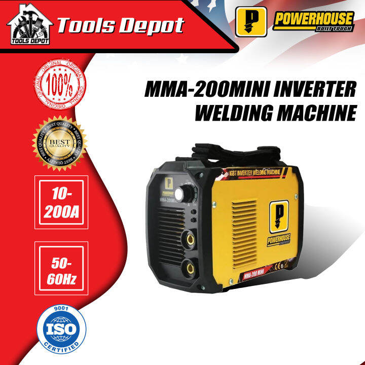 POWERHOUSE MMA200MINI INVERTER WELDING MACHINE Lazada PH