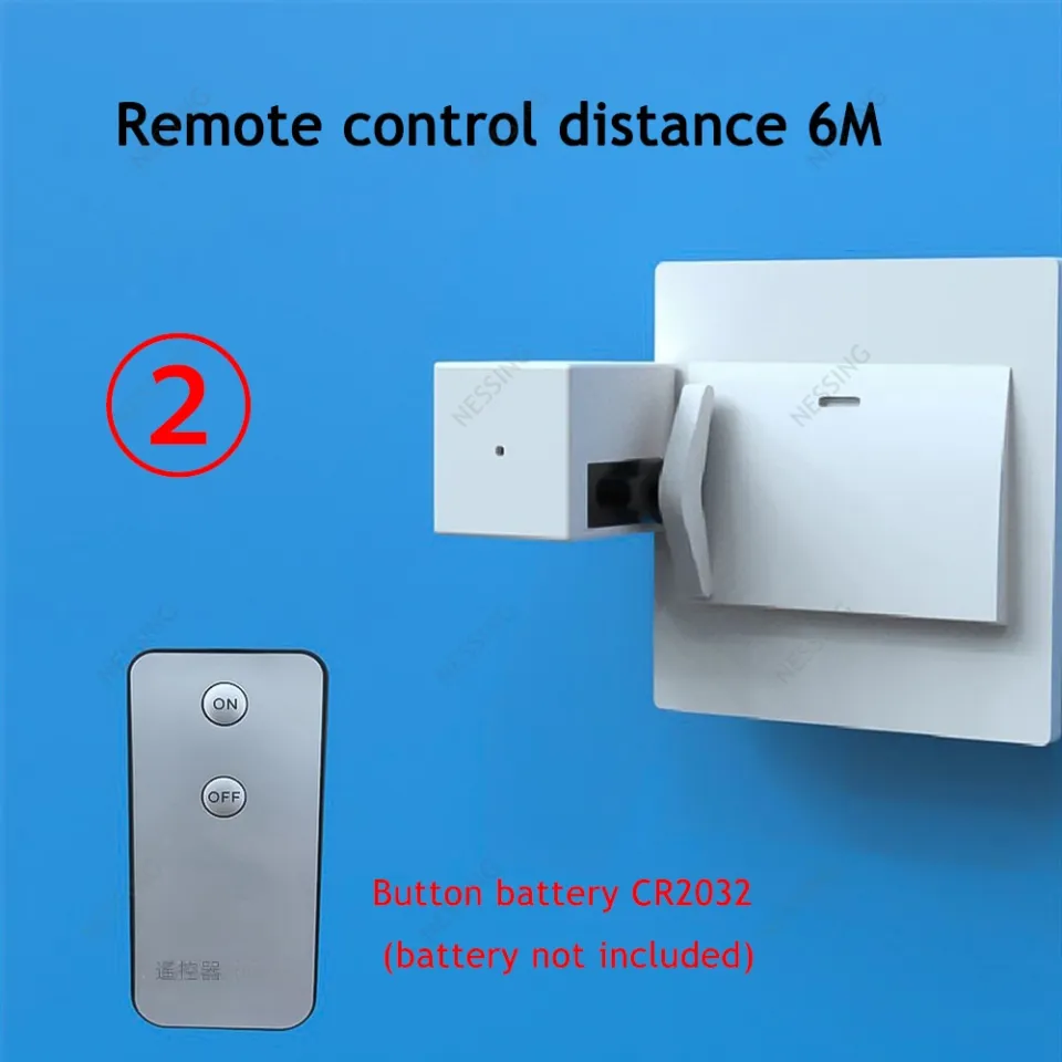 Wiring-free Wireless Remote Control turn off/On lights Auto Press Wall  Switch Bot Automatic Physical finger Click Switch Button