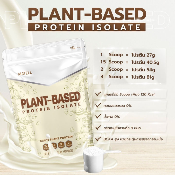 matell-plant-based-protein-isolate-แพลนต์เบสด์-ไอโซเลท-โปรตีนพืช-7-ชนิด-non-whey-เวย์-ลดน้ำหนัก-เพิ่มกล้ามเนื้อ-908g
