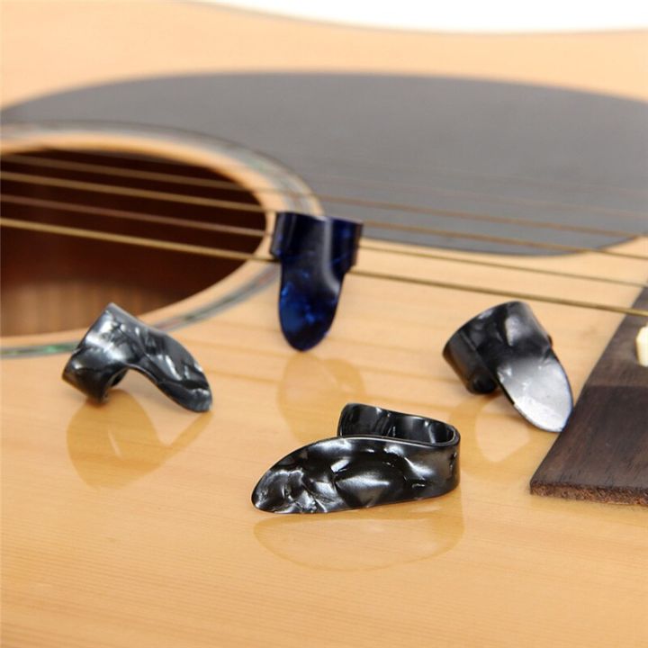 1-thumb-3-finger-electric-acoustic-guitar-pick-nail-celluloid-guitar-banjo-thumb-plectrum-fingerpicks-guitar-accessories