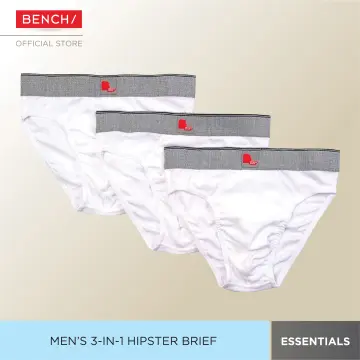 Buy BENCH Men's 3-in-1 Pack Hipster Brief 2024 Online