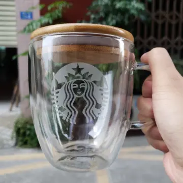 Starbucks Clear Glass Coffee Mug