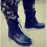 Kasut Operasi 07 Combat Boot Male Tactical Boots Outdoor Hiking Pdrm Askar Penguatkuasa