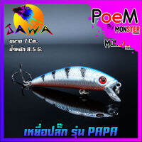 เหยื่อตกปลา เหยื่อปลอม เหยื่อ JAWA เหยื่อปลั๊ก รุ่น PAPA (New Color)